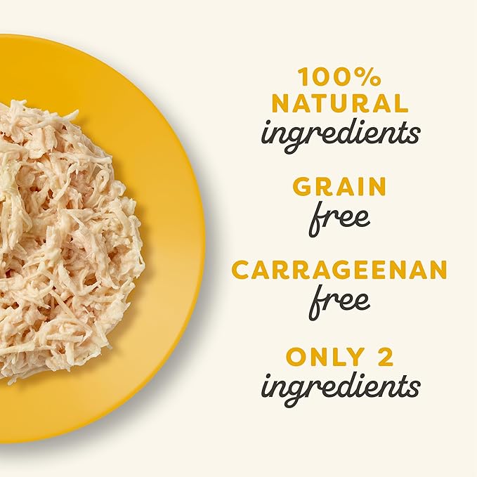 Applaws Natural Wet Cat Food in Broth, Limited Ingredient Wet Cat Food Pouches, No Additives, Made with Natural Ingredients, Chicken Breast in Broth (12 x 5.3oz Pouches)