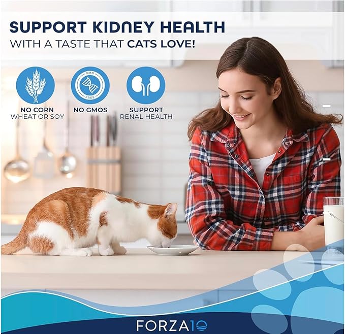 Forza10 Kidney Care Cat Food – Renal Support Wet Cat Food with Lamb, 3.5 oz Cans, 4 Pack – Vet Formulated, Made in Italy