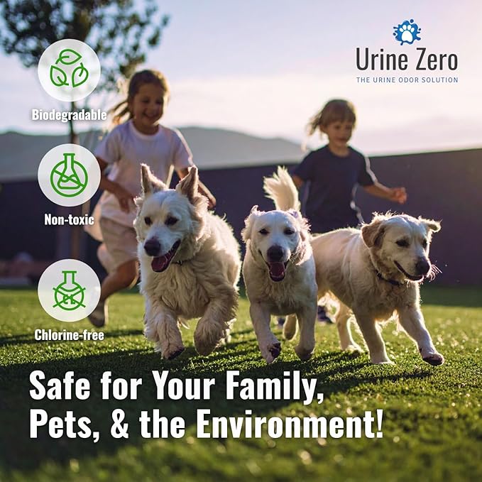 10X Concentrate – Professional Strength Pet Odor Eliminator | Bio-Enzyme Cleaner for Dog & Cat Urine | Makes 10 Gallons for Artificial Grass, Carpet, Patios & Kennels | Pet Safe