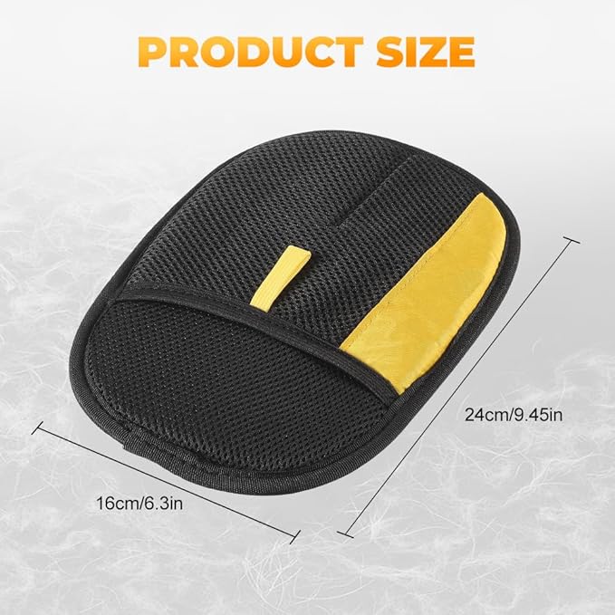 Electrostatic Gloves Pet Hair Removal Glove for Cats & Dogs, 2025 New Pet Hair Remover Glove for Couch, Furniture, Carpet, Curtain, Washable Reusable Animal Fur Removal Tool (3PCS)