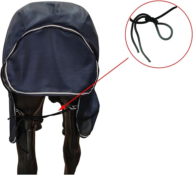 BARN & STABLE Breathable and Tear-Resistant Horse Fly Sheet with UV Protection Equine Summer Sheet Horse Fly Blanket with Removable Web Leg Straps