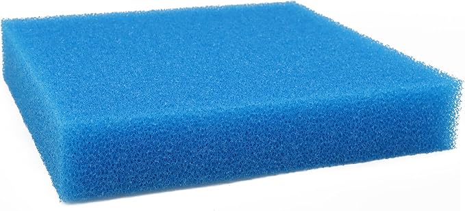 Aquarium Bio Sponge Pad Filter Media for Fish Tank,20/30/40PPI Open Cell Coarse Foam Block Foam Pre Filter Sponge (11" Lx 10.25" W x 2" H 20PPI)