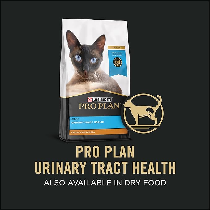 Purina Pro Plan Urinary Tract Health Beef and Chicken Entree Classic Cat Food - (Pack of 24) 5.5 oz. Cans