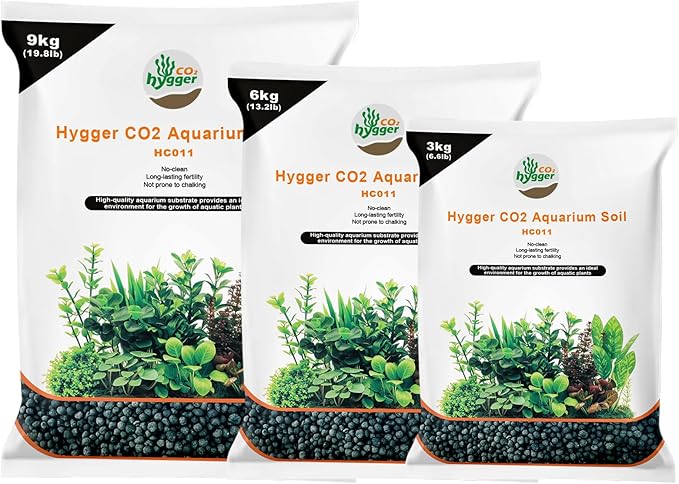 Shrimp Soil Water Grass Mud for Aquarium Fish Tank Aquascaping - Aquarium Substrate Soil for Shrimp Breeding and Plant Growth, No Washing Needed(19.8, Pounds)