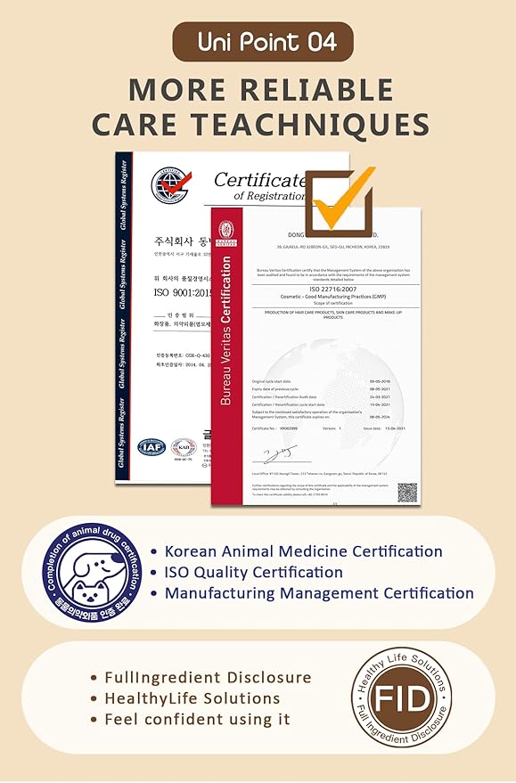 Unipaws Probiotic Short-Haired Dog Conditioner – Degreasing, Soothing & Anti-Shedding for Red, Itchy Skin, Vegan Calendula, Coconut & Oatmeal – EWG Green & Medicated, Made in Korea, 16.9 Fl Oz