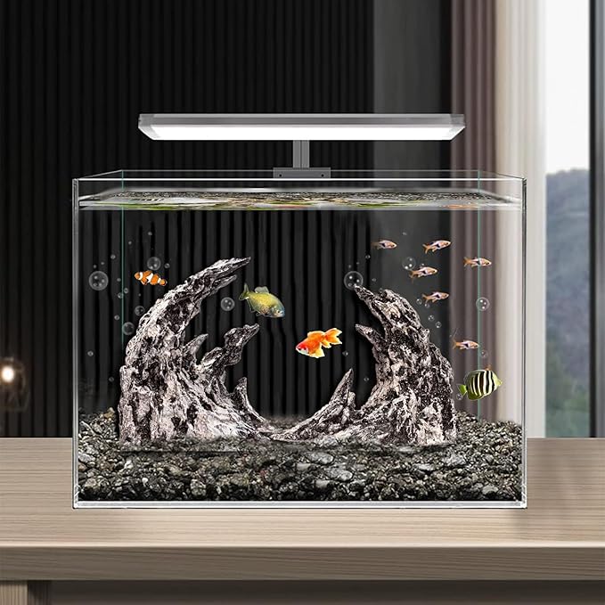 Novelsite Fish Tank Accessories, Aquarium Decorations, Scenery, Rock Ornaments - Create Aquatic Beauty with Premium Aquarium Decorations, 14.4 x 7.1 x 3.34 inches