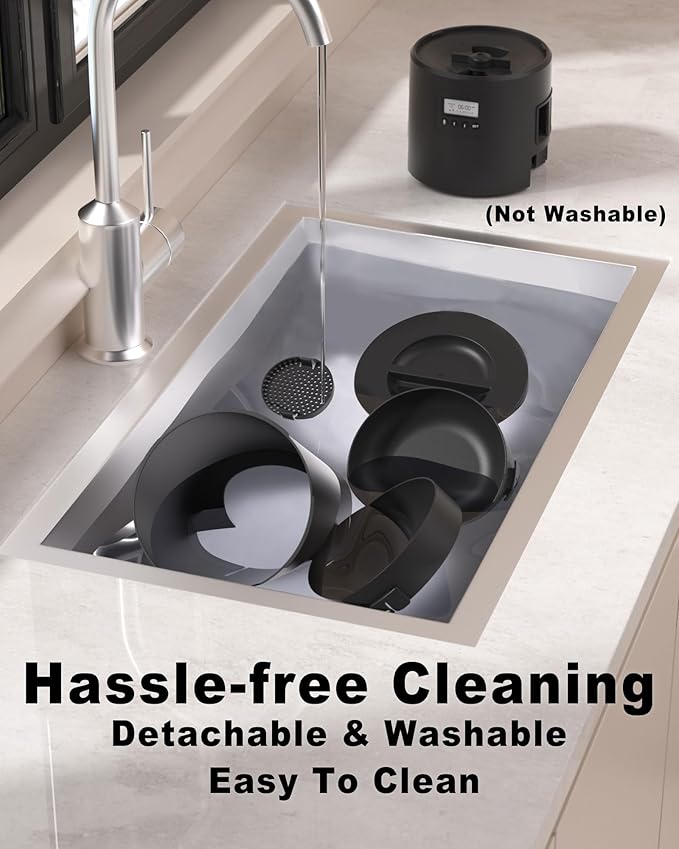 Dual Automatic Cat Feeder 2 Cats,6 Meals/Day,12 Portions/Meal,4.2L Dual Power Double Bowls Feeder,Dry Food Auto Pet Dispenser,10S Voice Record,Flexible Schedule Timer (Black,Basic Dual Bowls)