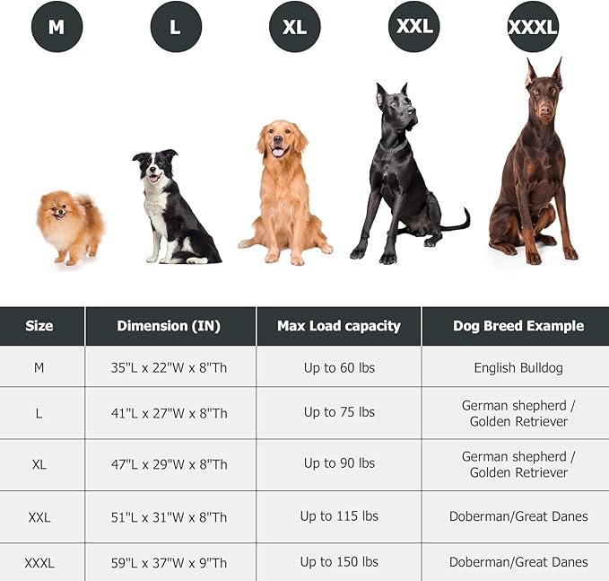 Elevated Dog Bed for Outdoor, XXXL Raised Dogs Cot with Washable Mesh, Cooling Pet Beds Chew Proof Dog Hammock, Metal Frame Lifted Platform for Training Outside Camping, 59 inch Green