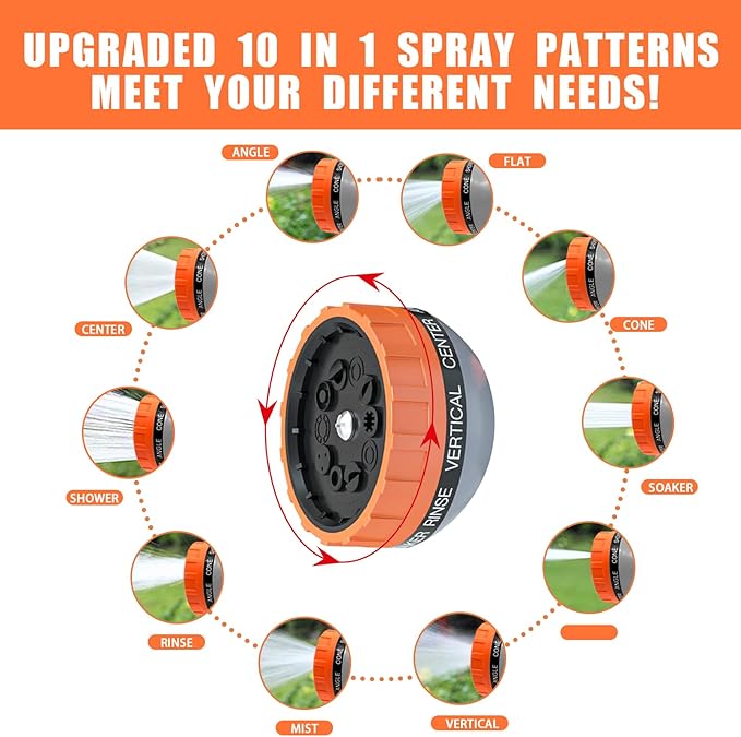 Dog Washing Hose Attachment for Pet Bathing with Black Shower Diverter, Pup Dog Wash Hose Nozzle Shampoo Sprayer for Indoor Outdoor Pet Shower, Dog Shower Attachment with Dog Brush