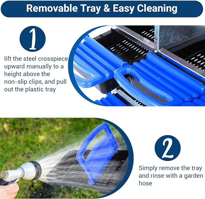 Chicken Nesting Box, 10 Hole 2 Layer Hen Nest Boxes, Roll Away Eggs Laying Boxes,Cleanable Pull Out Hen Roosting Boxes