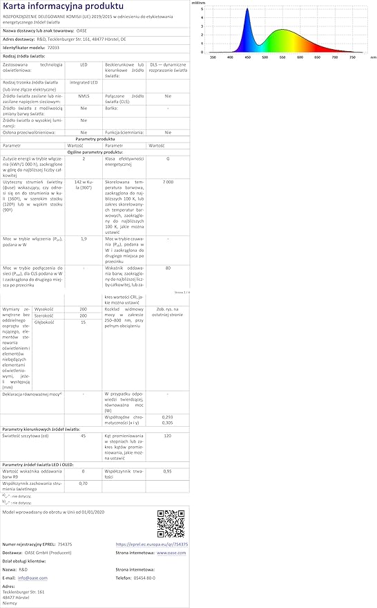 biOrb Flow 30 Acrylic 8-Gallon Aquarium with White LED Lights Modern Tank for Tabletop Display, Black