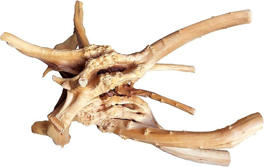 majoywoo Natural Large Driftwood for Aquarium Decor Reptile Decor, Assorted Spider Wood Branch 13-17" Long, Fish Tank Decoration