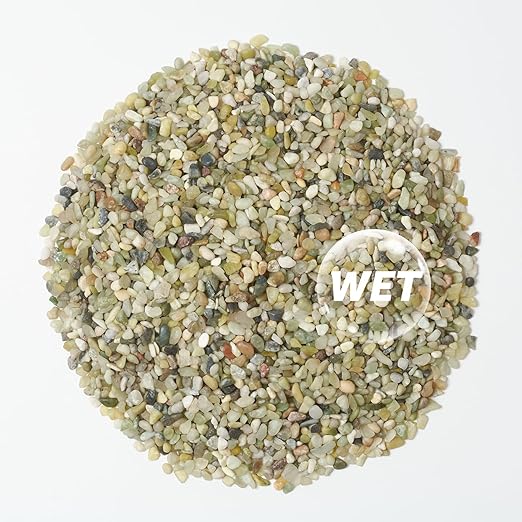 5 LBS Decorative Jade Stones – Ideal for Succulent Cactus Plants, Vase Fillers, Fish Tanks, and Landscaping Projects. 1/5 Inch Stones Promote Healthy Plant Growth (Jade, 5 Pounds)