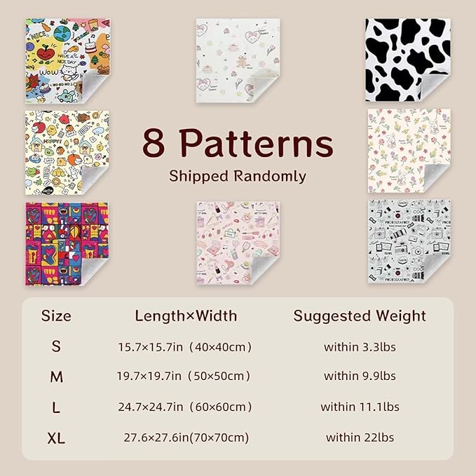 Cat Grooming Wrap – Self-Adherent Anti-Scratch Swaddle Restraint Bag for Nail Cutting, Medication, Multifunctional Care - Calm Cozy Burrito Papoose Pet Magic Blanket (31.5*31.5inches within 22lbs)