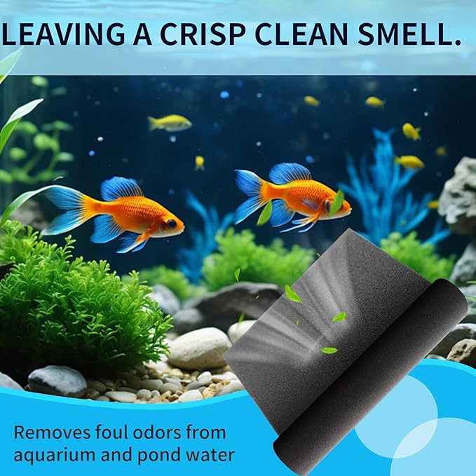 Aquarium Filter Sponge Pad –Bio Filter Media Foam Sponge, Easy Cut to Size Foam for Fish Tank 20"x20"x1" (35PPI)