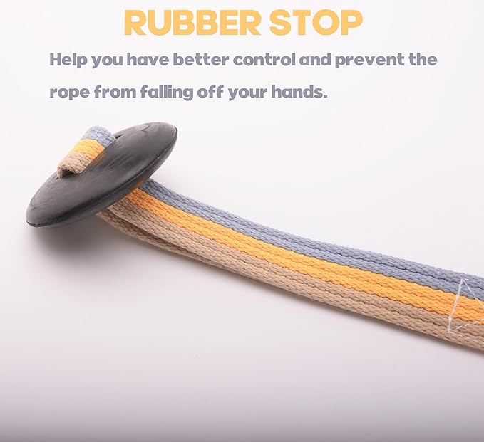 Cord Cotton Lunge Line with Rubber Stop，Equine Lunge Line for Horses with Swivel Bolt Snap，24 ft (Contrasting Colors, 24ft)