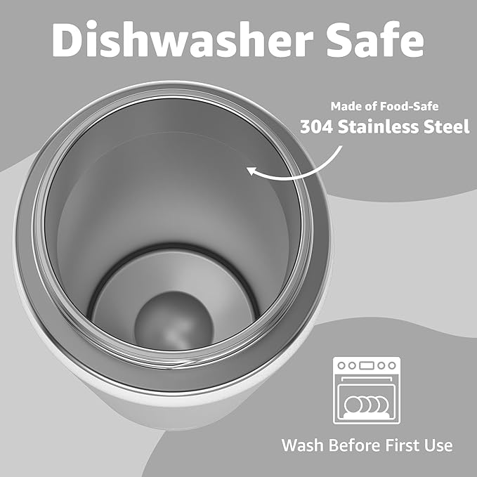 Chill Oasis Water Bottle | Compatible With Popular Flavor Cartridges | BPA Free, Leak Proof, Double-Walled Vacuum Insulated Stainless Steel, and Dishwasher Safe | Cold for 24 Hours (White, 22oz)