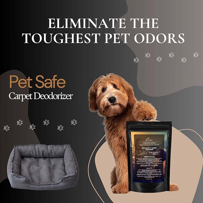 A Million Wishes Carpet Freshener Powder: Powerful Odor Eliminator for Home, Upholstery Deodorizer, Carpet Deodorizer, Pet Urine, Cat Litter Box - A Million Wishes Fragrance.