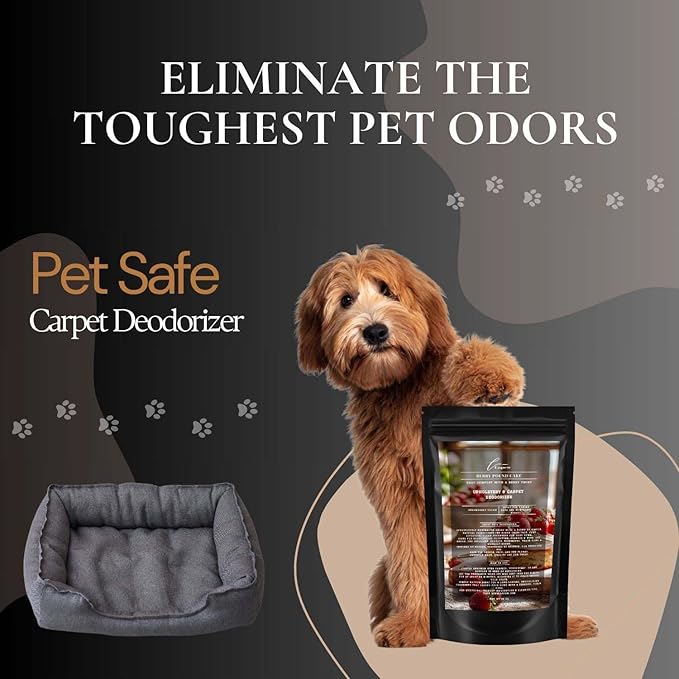 Berry Pound Cake Carpet Freshener Powder: Powerful Odor Eliminator for Home, Upholstery Deodorizer, Carpet Deodorizer, Pet Urine, Cat Litter Box - Strawberry Pound Cake Fragrance