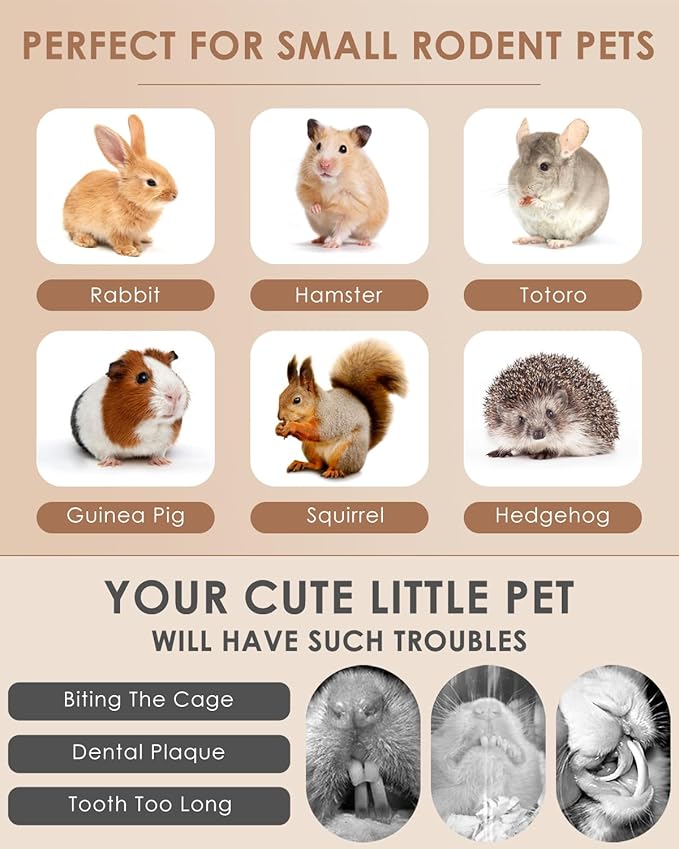 Bissap 60 PCS Rabbit Chew Sticks, Sweet Bamboo Timothy Hay Chew Stick Papaya Stems Apple Branch Bunny Chews for Rabbit Hamster Chinchilla Guinea Pig Small Pet Natural Molar Treats