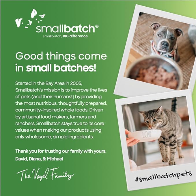 smallbatch Pets Freeze Dried Cat & Dog Treats, 2oz - 100% Blue Mussels, Organic High Protein Treats, Omega 3 Fatty Acids, Gluten Free, Grain Free, Made in The USA, Ethically Sourced, Single Protein