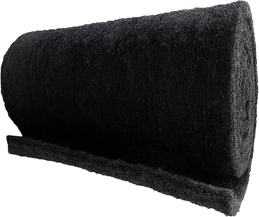 Aquarium Carbon Pad - Cut to Fit Carbon Infused Filter Pad Media for Clean & Clear Fish Tank and Ponds (Carbon filter, 10.5" x 36")