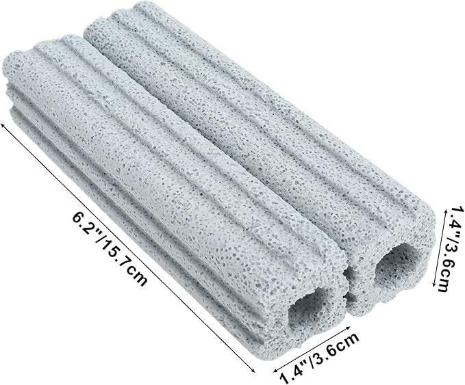 RealPlus Ceramic Bio Filter Media for Aquarium Sump Canister Pond Fish Tank, Vast Surface Area (6.2" Length / 90pcs)