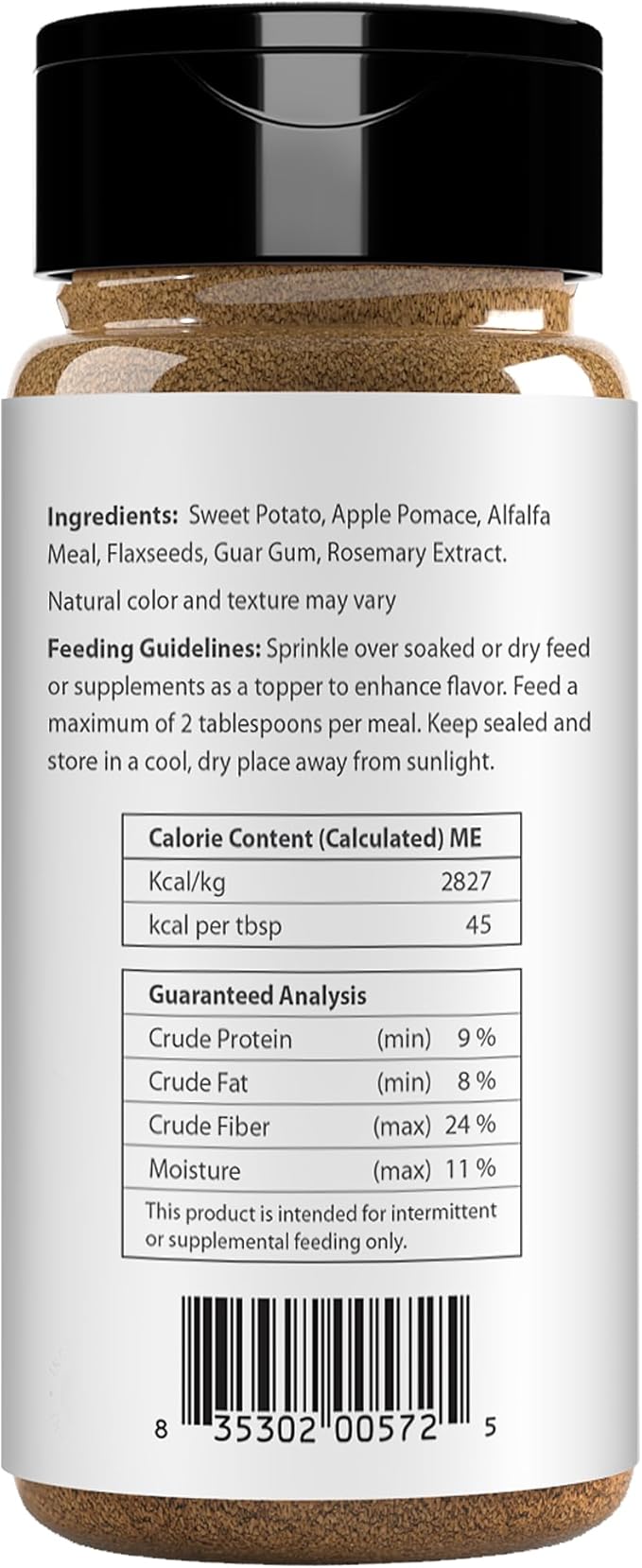 Caledon Farms Crumbles - Apple & Alfalfa Recipe, 10.6oz, Horse Treats