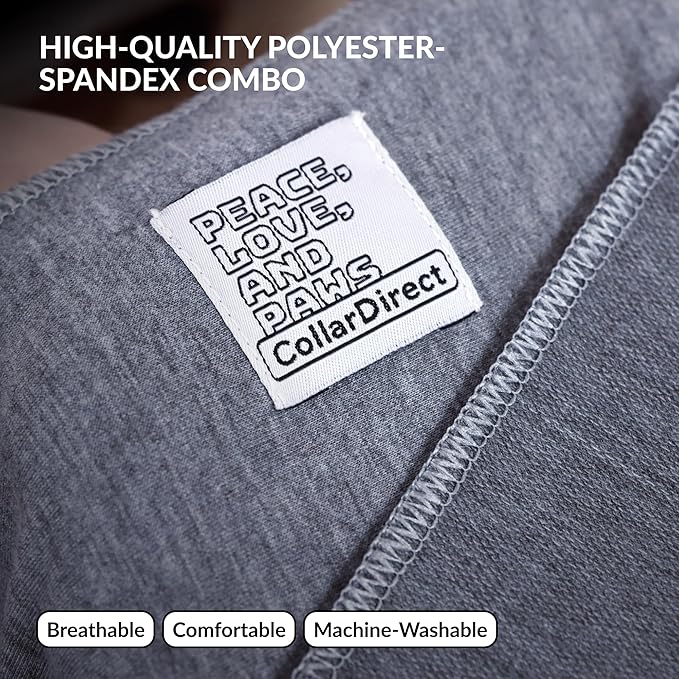 Dog Sling Carrier for Small Dogs - Anti-Anxiety Cat Sling, Puppy Pouch - Pet Sling in Gray Black Blue Green Pink Yellow (Gray, Standard)