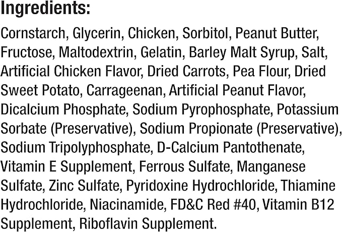 SmartBones Mini Bones with Real Peanut Butter 56 Count, Rawhide-Free Chews for Dogs (Pack of 2)