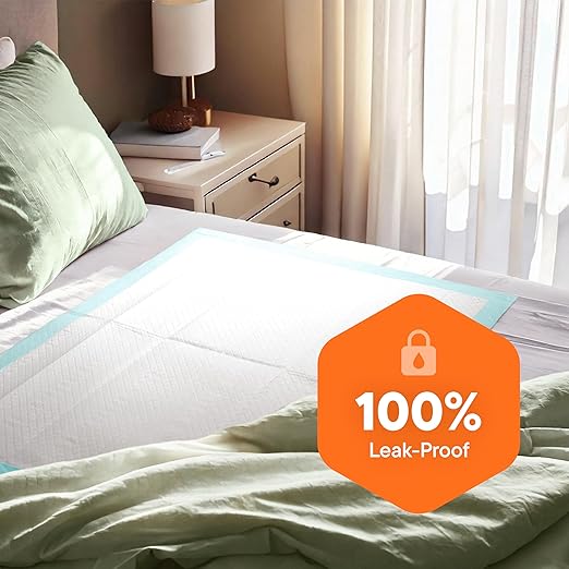 Chucks Pads Disposable [100-Pack] Adult Incontinence Underpads 30"x 36" Extra Large Absorbent Fluff Protective Bed Pads, Toddler Mattress Pads - Pee Pads for Kids & Adults - Dog & Puppy Training Pads