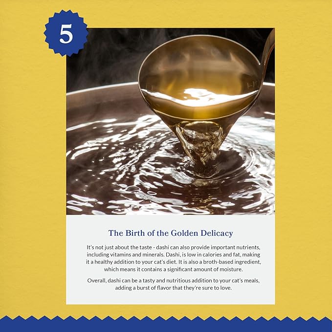 INABA Dashi Delights for Cats, 2.5 Ounce Cup, 6 Cups Total, Chicken with Tuna & Salmon Recipe