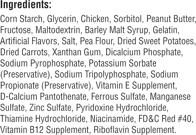 SmartBones Mini Chews With Real Peanut Butter 24 Count, Rawhide-Free Chews For Dogs (Packaging May Vary)