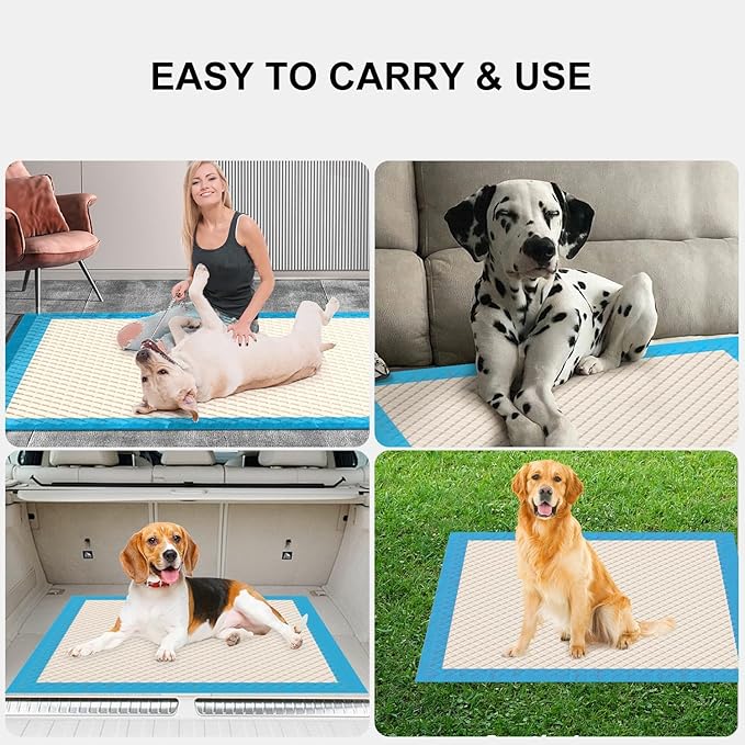 Gardner Pet Ultra Absorbent Thicker Dog Pee Pads Extra Large XL 28"x34" Leak-Proof Odor-Control Blue Puppy Training Pads Full Edge-Wrapping Pad for Dogs Dogs, Puppies, Doggie, Cats, Rabbits - 30 Ct