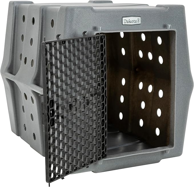 Dakota 283 Crate - Canine Rough and Tough Economy Kennel (Dark Granite, Intermediate)