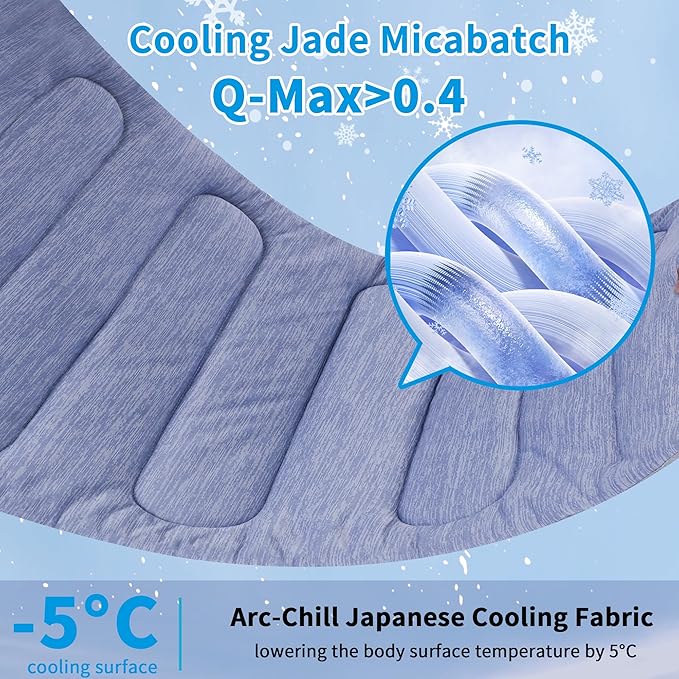 Cooling Mat for Large Dogs - Double-Sided Waterproof & Cool, Portable Dog Cooling Mat for Summer.(XL (44''x32'')