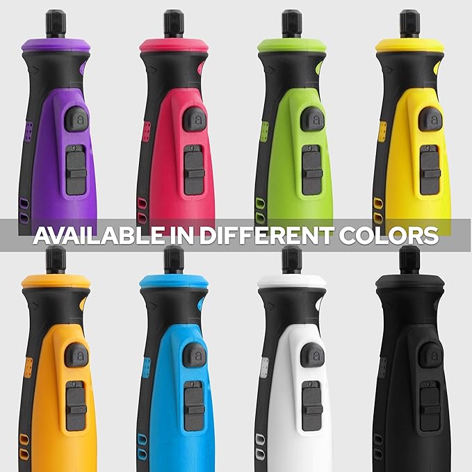 Diamondg Cordless Dog Nail Grinder with Quiet Sound & LED Tip for Large & Small Dogs, 4hrs. Runtime, 2 Bits Included, Blue