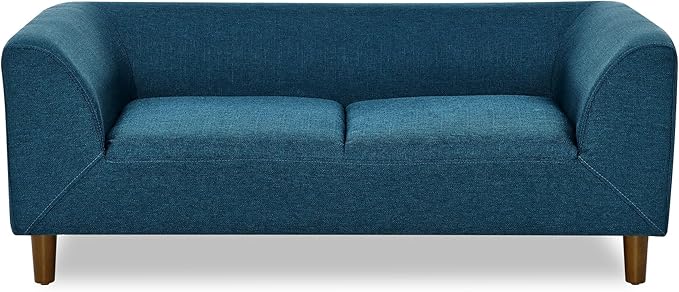 Dog Sofa Couch for Medium to Large Dogs, Memory Foam Dog Sofa Bed, Modern Elevated Pet Couch Bed with Wooden Legs, Light Grey