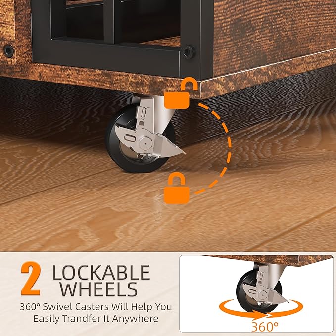 Dog Crate Furniture Large Breed with 2 Stainless Steel Bowls, Large Wooden Dog Crate Table, Escape-Proof & Chew-Proof XL Furniture, Decorate House As TV Stand, End Table, 45" L X 30" W 37" H