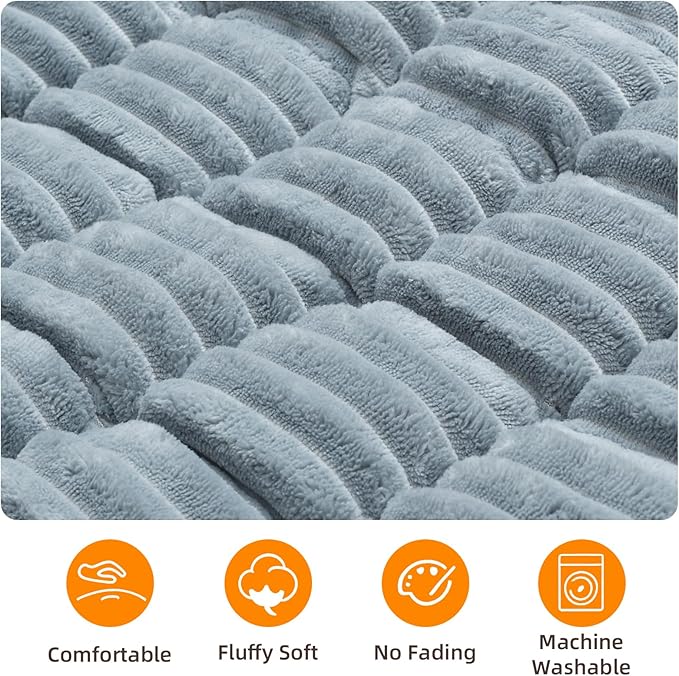 Dog Bed Mat for Car Back Seat Extenders, Washable Non-Slip Travel Cover for Back Seat - 24.8"x54", Grey