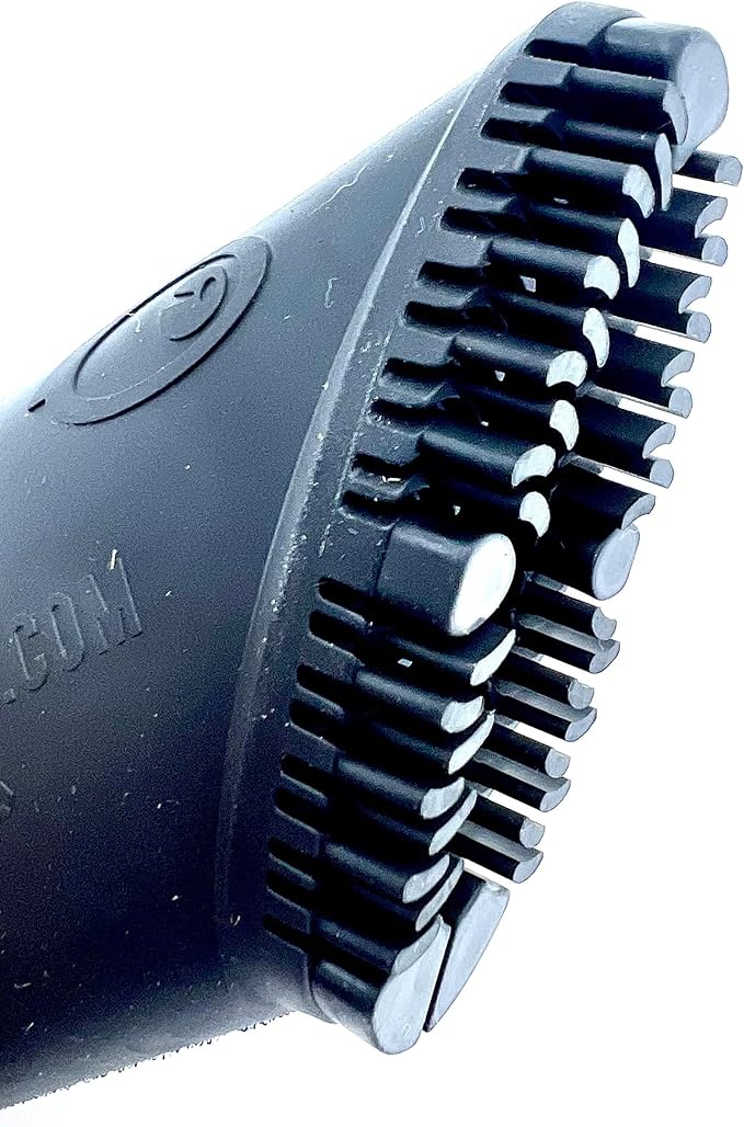 Buff Brite Fur Remover PRO II (2.0) with Fang Adapter - Dog and Cat Grooming Tool, Vacuum Attachment for Pet Hair Removal