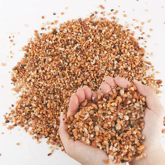 7lb Cactus Pea Gravel Rocks,1/5 Inch Pebbles for Indoor Plants, Natural Succulent Rock and River Rocks Decorative for Aquariums, Vases, Terrarium, Outdoor Gardening, Top Dressing for Potted Plants