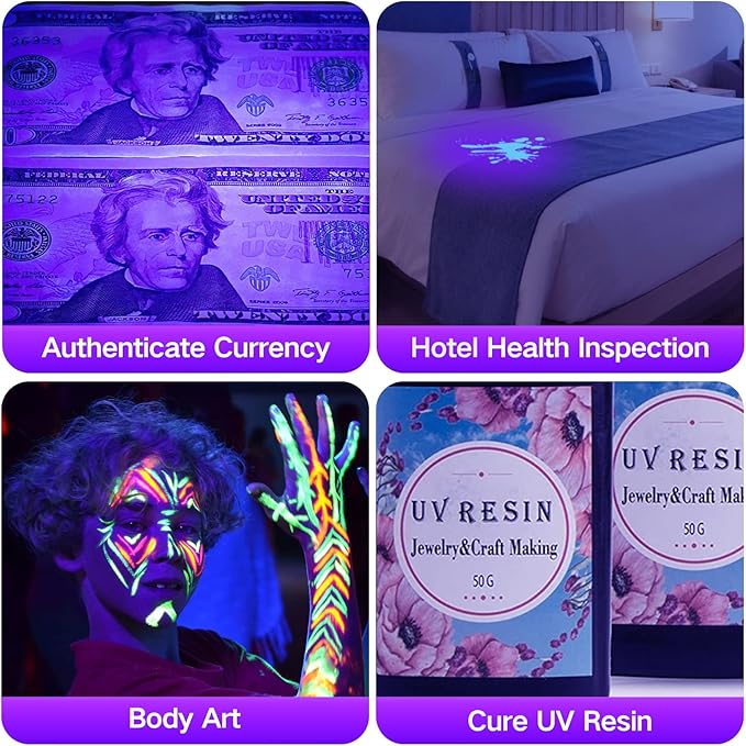 Black Light UV Flashlight,Vansky Blacklight 12 LED Urine Detector For Dog/Cat/Pet Urine & Dry Stains and Bed Bug On Carpets/Rugs/Floor,Matching with Pet Odor Eliminator