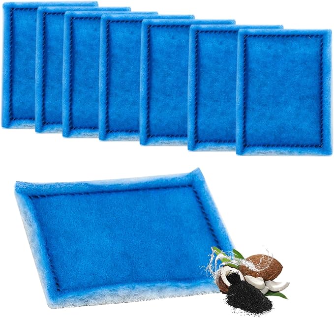 8 Pack Aquarium Filter Cartridge Replacement Rite-Size B Filter Cartridges Compatible with MarineLand Penguin PRO Power Filters 100/125/175 /150, for Aqua-Tech(EZ-Change #2) 10-20 Gallon Power Filters