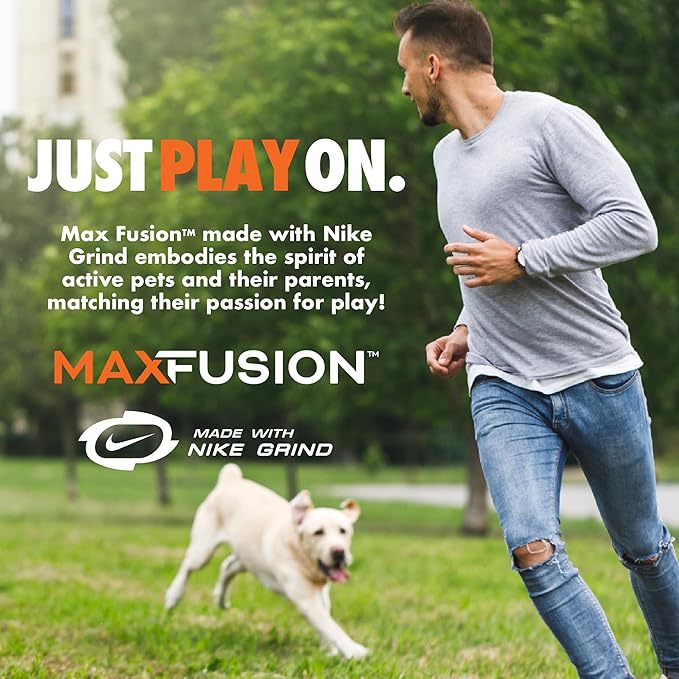 Max Fusion with Nike Grind, Arlee Helix Dog Toy, Chew Toy for Play, Fetch, Tug, L