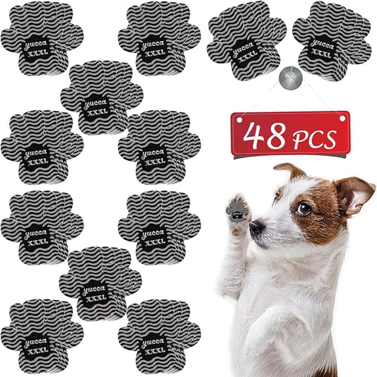 Dog Anti Slip Paw Grips Traction Pads, Dog Paw Protector with Stronger Adhesive, Toe Grips for Dogs from Slipping on Hardwood Floors, Dog Shoes Booties Socks Replacement for Older Dogs
