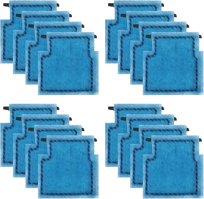 16 PCS Aquarium Filter Cartridge Compatiable with Aqua-Tech Filters (EZ-Change #1) Fish Tank Filter Cartridge Compatiable with Aqua-Tech 5-15 Power Filter