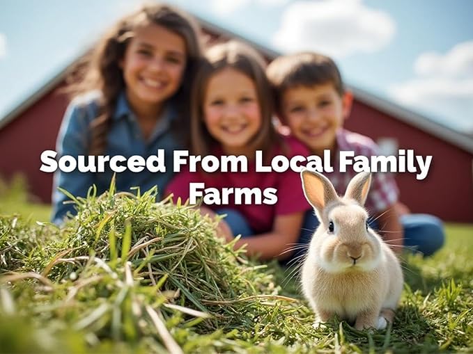 Blue Mountain Hay | Fresh 2nd Cutting Timothy Grass Hay (10 Pounds) | Soft & Leafy, Balanced Nutrition | High-Altitude Hay Pet Food for Adult Rabbits, Guinea Pigs, Chinchillas, and Other Small Pets