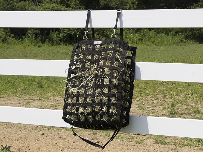 Derby Originals Superior Slow Feeder Horse Hay Bag with Super Tough Bottom and 1 Year Warranty