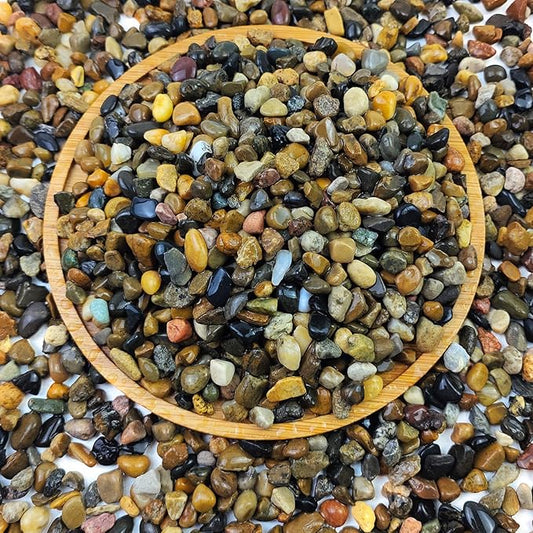 5lbs Aquarium Gravel, Pea Gravel for Indoor Plants,1/4 Inch Decorative River Rocks for Aquarium Succulent Vase Fish Tank Gravel Plant Soil Cover and Outdoor Landscaping Rocks